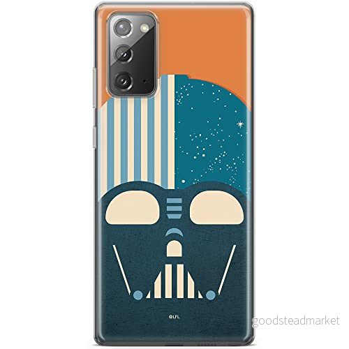 ERT GROUP mobiltelefonfodral för Samsung GALAXY NOTE 20 originalt och officiellt licensierat Star Wars mönster Darth Vader 025 anpassad till formen på mobiltelefonen, fodral tillverkad av TPU plast 5903040460542