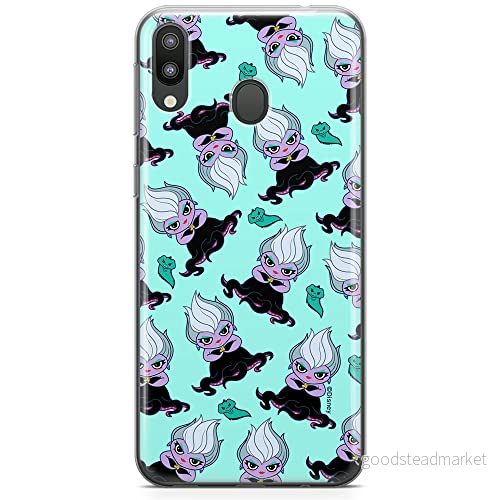 ERT GROUP mobiltelefonfodral för Samsung M20 originalt och officiellt licensierat Disney mönster Ursula 005 optimalt anpassad till formen på mobiltelefonen, fodral tillverkad av TPU plast 5905131464699