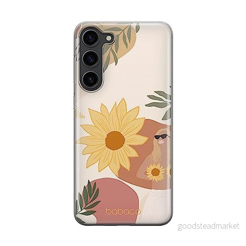 ERT GROUP mobiltelefonfodral för Samsung S23 PLUS originalt och officiellt licensierat Babaco mönster Flowers 015 optimalt anpassad till formen på mobiltelefonen, fodral tillverkad av TPU plast 5905511447359