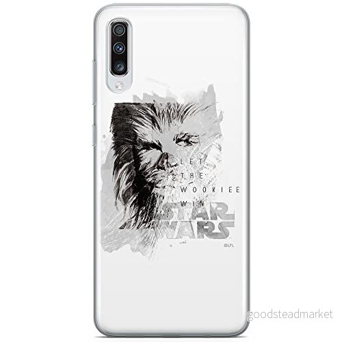 ERT GROUP mobiltelefonfodral för Samsung A70 originalt och officiellt licensierat Star Wars mönster Chewbacca 004 optimalt anpassad till formen på mobiltelefonen, fodral tillverkad av TPU plast 5902980430882