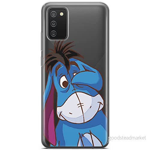 ERT GROUP mobiltelefonfodral för Samsung A02S originalt och officiellt licensierat Disney mönster Winnie the Pooh and friends 037 anpassad till formen på mobiltelefonen, gedeeltelijk transparant 5903537557939