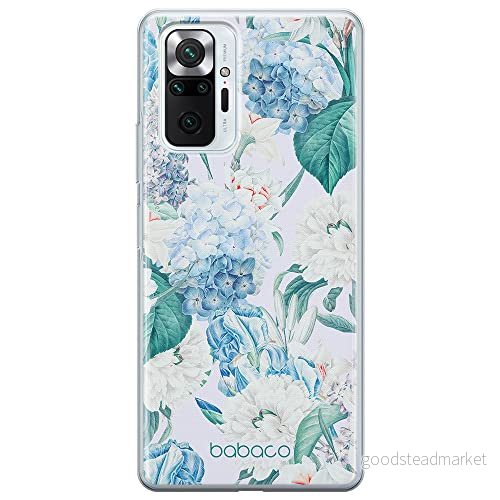 ERT GROUP mobiltelefonfodral för Xiaomi REDMI NOTE 10 PRO originalt och officiellt licensierat Babaco mönster Flowers 028 anpassad till formen på mobiltelefonen, fodral tillverkad av TPU plast 5905131269713