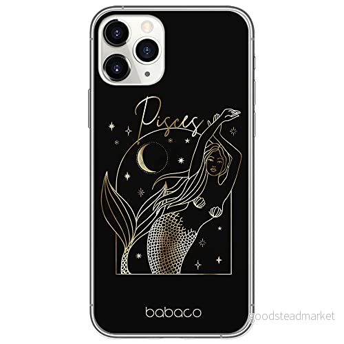 ERT GROUP mobiltelefonfodral för Apple Iphone 11 PRO MAX originalt och officiellt licensierat Babaco mönster Zodiac Woman 012 Vit anpassad till formen på mobiltelefonen, fodral tillverkad av TPU plast 5903932236644