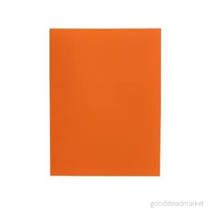 Bristol enkla mappar 25 x 34 cm 270 g orange förpackning med 50. 8021017335260