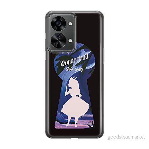 ERT GROUP mobiltelefonfodral för Oneplus NORD 2T 5G originalt och officiellt licensierat Disney mönster Alice 007 optimalt anpassad till formen på mobiltelefonen, fodral tillverkad av TPU plast 5905511279868