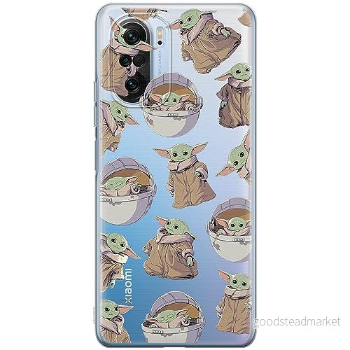 ERT GROUP mobiltelefonfodral för Xiaomi MI 11i/ REDMI K40/K40 PRO/POCO F3/ F3 PRO originalt och officiellt licensierat Star Wars mönster Baby Yoda 028, gedeeltelijk transparant 5905511886059