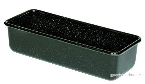 Riess, 0638 022, Professionell bakform, King cake form 30/10, CLASSIC Bakformar, kapacitet 1,7 liter, 7,8 cm hög, 10 bred, 30 lång, emalj, svart 9003064061964