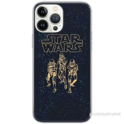 ERT GROUP mobiltelefonfodral för Iphone 13 PRO MAX originalt och officiellt licensierat Star Wars mönster 005 Vit optimalt anpassad, fodral tillverkad av TPU plast 5903932869927