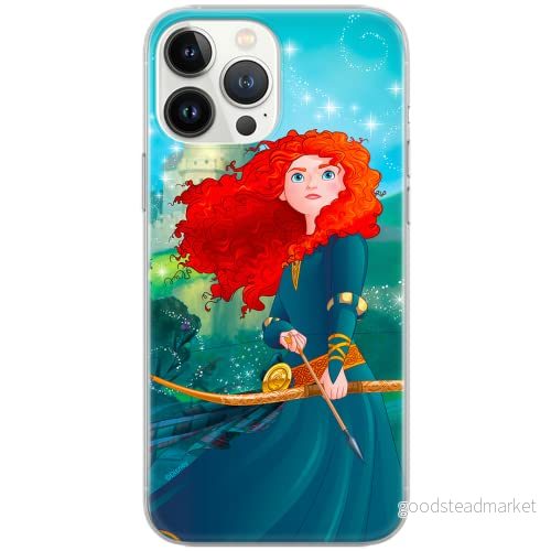 ERT GROUP mobiltelefonfodral för Huawei P30 originalt och officiellt licensierat Disney mönster Merida 002 Vit optimalt anpassad till formen på mobiltelefonen, fodral tillverkad av TPU plast 5903040608845
