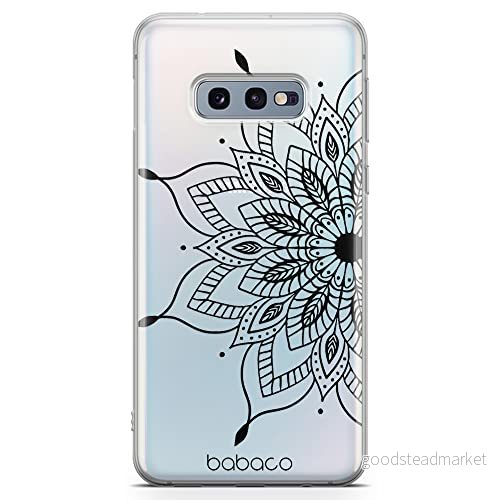 ERT GROUP mobiltelefonfodral för Samsung S10e originalt och officiellt licensierat Babaco mönster Mandalas 004 Vit optimalt anpassad till formen på mobiltelefonen, gedeeltelijk transparant 5904805828805