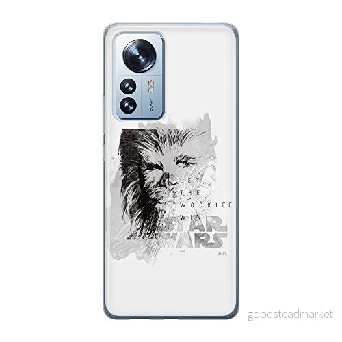 ERT GROUP mobiltelefonfodral för Xiaomi 12 PRO originalt och officiellt licensierat Star Wars mönster Chewbacca 004 optimalt anpassad till formen på mobiltelefonen, fodral tillverkad av TPU plast 5905511524081