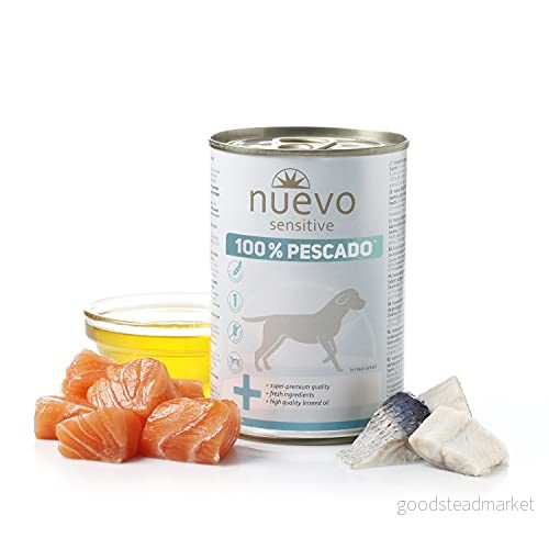 NUEVO Sensitive hundburk: 100% fisk, 375 g, hund 4250231534621