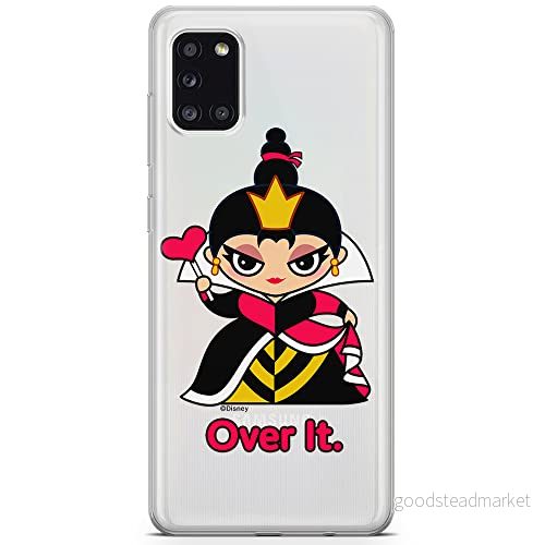 ERT GROUP mobiltelefonfodral för Samsung A31 originalt och officiellt licensierat Disney mönster Queen of Hearts 001 optimalt anpassad till formen på mobiltelefonen, gedeeltelijk transparant 5905131424532