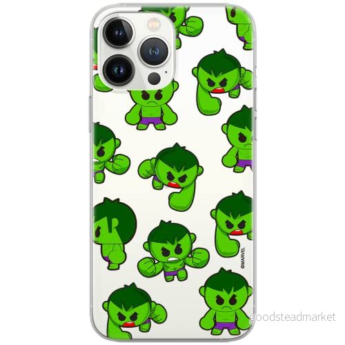 ERT GROUP mobiltelefonfodral för Huawei P30 originalt och officiellt licensierat Marvel mönster Hulk 006 Vit optimalt anpassad till formen på mobiltelefonen, gedeeltelijk transparant 5904805238420