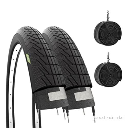 2 överdrag 16 x 1,75 (47305) + luftkammare för stadscykel barn däck cykel 769322303410