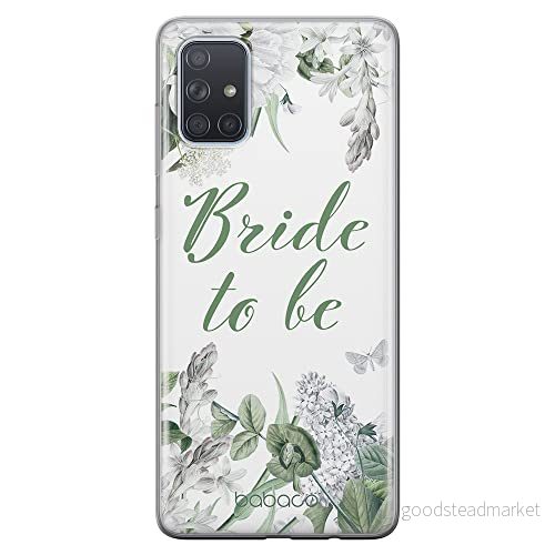ERT GROUP mobiltelefonfodral för Samsung A71 originalt och officiellt licensierat Babaco mönster Bride to be 005 Vit optimalt anpassad till formen på mobiltelefonen, fodral tillverkad av TPU plast 5904805786198