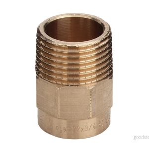 Viega Transition sleeve/nipple 18 mm x 1/2″ gunmetal 4015211100650 Viega Transition sleeve/nipple 18 mm x 1/2″ gunmetal 4015211100650