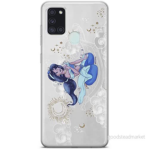ERT GROUP mobiltelefonfodral för Samsung A21s originalt och officiellt licensierat Disney mönster Jasmine 006 optimalt anpassad till formen på mobiltelefonen, fodral tillverkad av TPU plast 5903040262818