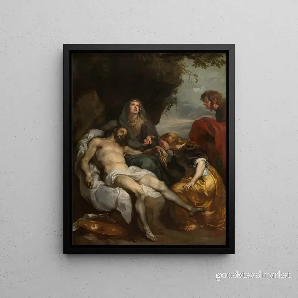 Målning La Lamentation sur le Christ mort – Antoine van Dyck | Konsttryck Målning La Lamentation sur le Christ mort – Antoine van Dyck | Konsttryck