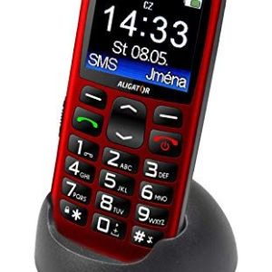 Aligator A670 Seniorenhandy med SOS knapp och lokalisering, 10 x 6 cm röd 8595181127315 Aligator A670 Seniorenhandy med SOS knapp och lokalisering, 10 x 6 cm röd 8595181127315