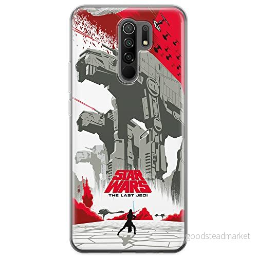 ERT GROUP mobiltelefonfodral för Xiaomi REDMI 9 originalt och officiellt licensierat Star Wars mönster 025 optimalt anpassad till formen på mobiltelefonen, fodral tillverkad av TPU plast 5903040294154