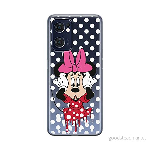 ERT GROUP mobiltelefonfodral för Oppo RENO 7 5G originalt och officiellt licensierat Disney mönster Minnie 016 optimalt anpassad till formen på mobiltelefonen, gedeeltelijk transparant 5905511307455
