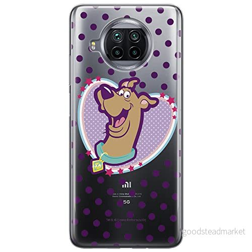 ERT GROUP mobiltelefonfodral för Xiaomi MI 10T LITE/REDMI NOTE 9 PRO 5G originalt och officiellt licensierat Scooby Doo mönster 005 anpassad till formen på mobiltelefonen, gedeeltelijk transparant 5903537156354