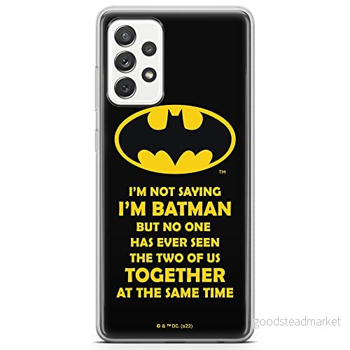 ERT GROUP mobiltelefonfodral för Samsung A72 5G originalt och officiellt licensierat DC mönster Batman 053 optimalt anpassad till formen på mobiltelefonen, fodral tillverkad av TPU plast 5905131552181