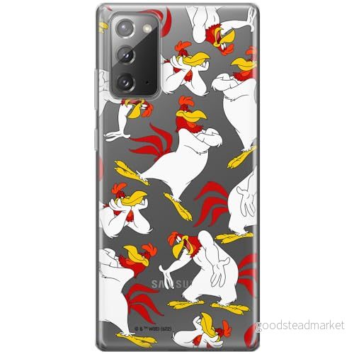 ERT GROUP mobiltelefonfodral för Samsung GALAXY NOTE 20 originalt och officiellt licensierat Looney Tunes mönster Foghorn Leghorn 001 anpassad till formen på mobiltelefonen, gedeeltelijk transparant 5905511666521