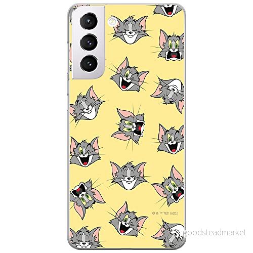 ERT GROUP mobiltelefonfodral för Samsung S21 PLUS originalt och officiellt licensierat Tom and Jerry mönster 007 optimalt anpassad till formen på mobiltelefonen, fodral tillverkad av TPU plast 5904805256653