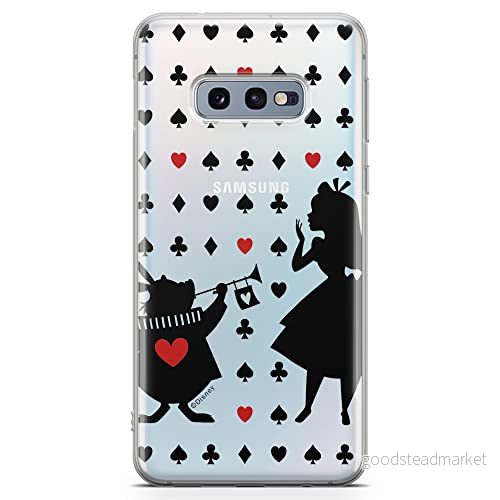 ERT GROUP mobiltelefonfodral för Samsung S10e originalt och officiellt licensierat Disney mönster Alice & Friends 001 optimalt anpassad till formen på mobiltelefonen, gedeeltelijk transparant 5903040534045