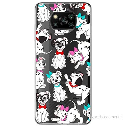 ERT GROUP mobiltelefonfodral för Xiaomi POCOPHONE X3 originalt och officiellt licensierat Disney mönster Dalmatians 006 optimalt anpassad till formen på mobiltelefonen, gedeeltelijk transparant 5905131801753