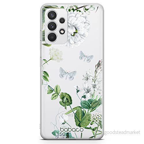 ERT GROUP mobiltelefonfodral för Samsung A32 4G LTE originalt och officiellt licensierat Babaco mönster Flowers 030 optimalt anpassad till formen på mobiltelefonen, gedeeltelijk transparant 5905131279071