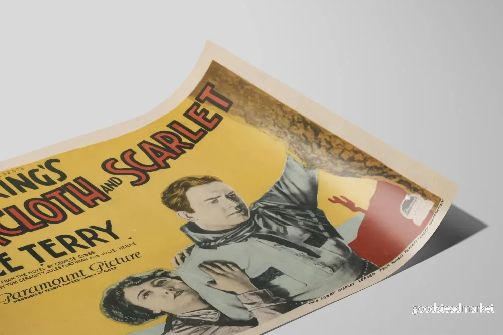 Vintageposter Henry Kings Sackcloth and Scarlet med Alice Terry - Bild 2