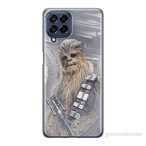 ERT GROUP mobiltelefonfodral för Samsung M33 5G originalt och officiellt licensierat Star Wars mönster Chewbacca 002 optimalt anpassad till formen på mobiltelefonen, fodral tillverkad av TPU plast 5905511343941