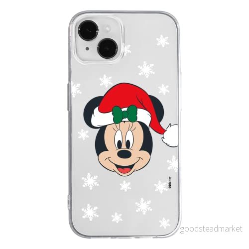 ERT GROUP mobiltelefonfodral för Apple Iphone 14 PLUS originalt och officiellt licensierat Disney mönster Minnie 061 optimalt anpassad till formen på mobiltelefonen, gedeeltelijk transparant 5905131894175