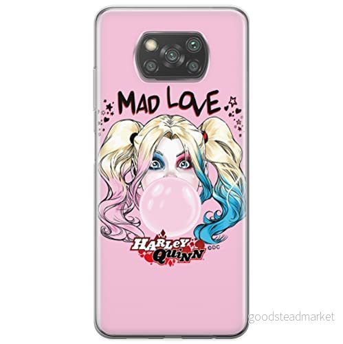 ERT GROUP mobiltelefonfodral för Xiaomi POCOPHONE X3 originalt och officiellt licensierat DC mönster Harley Quinn 001 optimalt anpassad till formen på mobiltelefonen, fodral tillverkad av TPU plast 5903537124940
