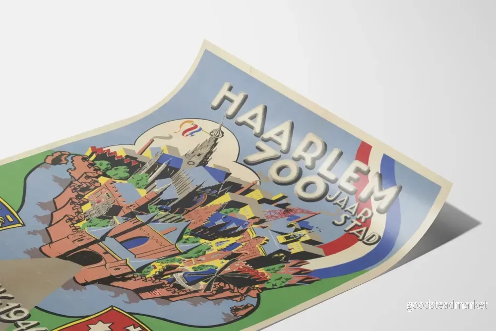 Vintageposter Haarlem 700-års Festvecka 1946 - Bild 3