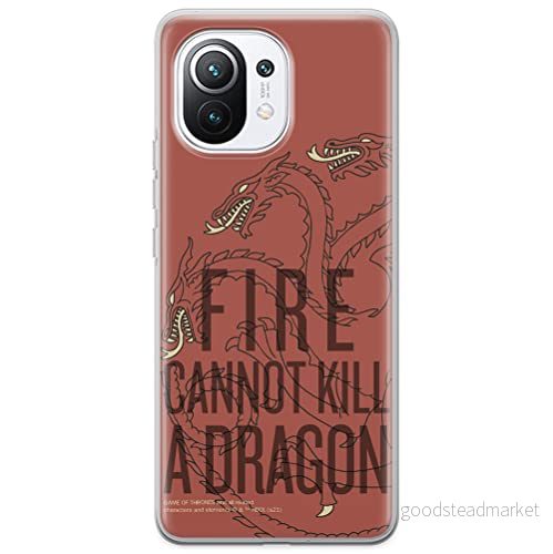 ERT GROUP mobiltelefonfodral för Xiaomi 11 originalt och officiellt licensierat Game od Thrones mönster of 015 anpassad till formen på mobiltelefonen, fodral tillverkad av TPU plast 5903932685176