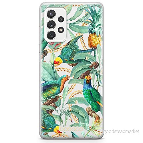 ERT GROUP mobiltelefonfodral för Samsung A73 5G originalt och officiellt licensierat Babaco mönster Flowers 058 optimalt anpassad till formen på mobiltelefonen, gedeeltelijk transparant 5905131371416