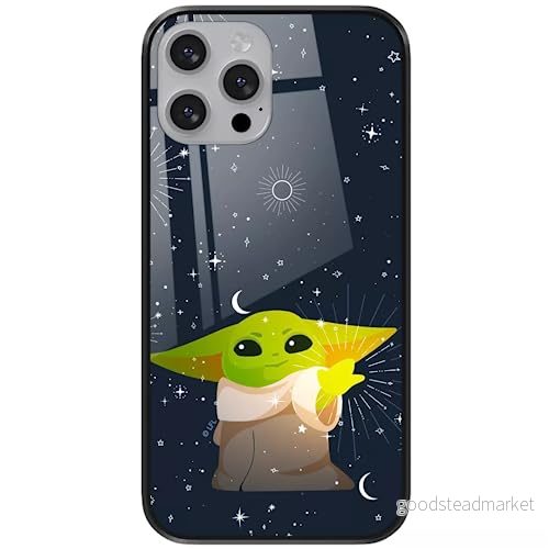 ERT GROUP mobiltelefonfodral för Apple Iphone 13 PRO originalt och officiellt licensierat Star Wars mönster Baby Yoda 024 tillverkad av härdat glas, skyddsfodral 5904805879449