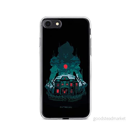 ERT GROUP mobiltelefonfodral för Iphone 7/8/ SE 2/ 3 originalt och officiellt licensierat Horror mönster It 015 optimalt anpassad till formen på mobiltelefonen, fodral tillverkad av TPU plast 5905131987112