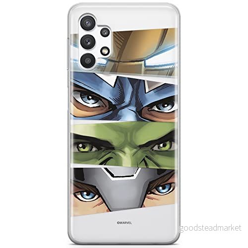 ERT GROUP mobiltelefonfodral för Samsung A32 5G originalt och officiellt licensierat Marvel mönster Avengers 006 optimalt anpassad till formen på mobiltelefonen, gedeeltelijk transparant 5903040056370