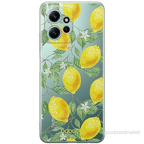 ERT GROUP mobiltelefonfodral för Xiaomi REDMI NOTE 12 4G originalt och officiellt licensierat Babaco mönster Fruits 002 optimalt anpassad till formen på mobiltelefonen, gedeeltelijk transparant 5905511938925
