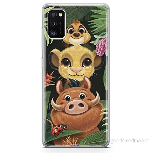 ERT GROUP mobiltelefonfodral för Samsung A41 originalt och officiellt licensierat Disney mönster Simba & Friends 003 optimalt anpassad till formen på mobiltelefonen, fodral tillverkad av TPU plast 5903537511252