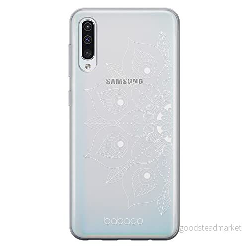 ERT GROUP mobiltelefonfodral för Samsung A50/ A50s/ A30s originalt och officiellt licensierat Babaco mönster Mandalas 002 Vit optimalt anpassad till formen på mobiltelefonen, gedeeltelijk transparant 5904805820557