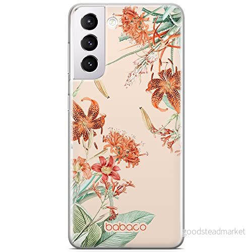 ERT GROUP mobiltelefonfodral för Samsung S21 originalt och officiellt licensierat Babaco mönster Flowers 057 optimalt anpassad till formen på mobiltelefonen, fodral tillverkad av TPU plast 5905131366511