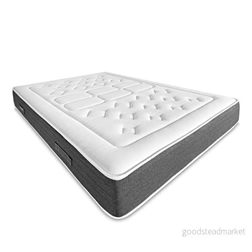 DUÉRMETE ONLINE Bio Nature Viscoelastisk madrass Miljövänlig Tjocklek 24cm Optimal hårdhet och komfort Medelhög fasthet Anti kvalster Antibakteriell allergivänlig 120 x 180 8445355094045