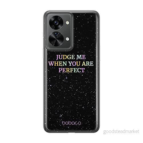 ERT GROUP mobiltelefonfodral för Oneplus NORD 2T 5G originalt och officiellt licensierat Babaco mönster Judge me 002 optimalt anpassad till formen på mobiltelefonen, fodral tillverkad av TPU plast 5905511272012