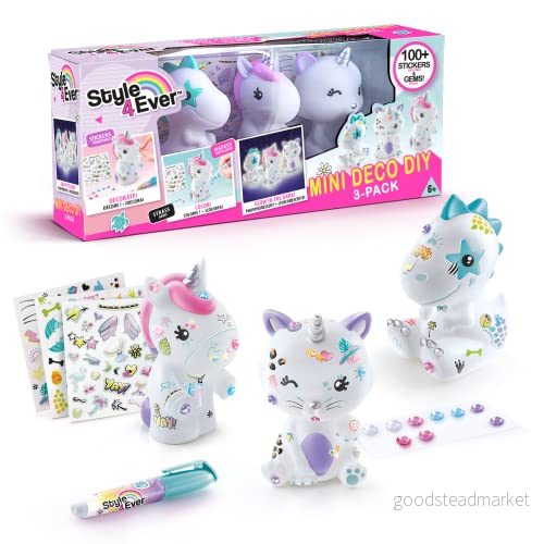 Canal Toys Style 4 Ever Mini Deco DIY 3 pack Ofg 245, flerfärgad 3555801287596